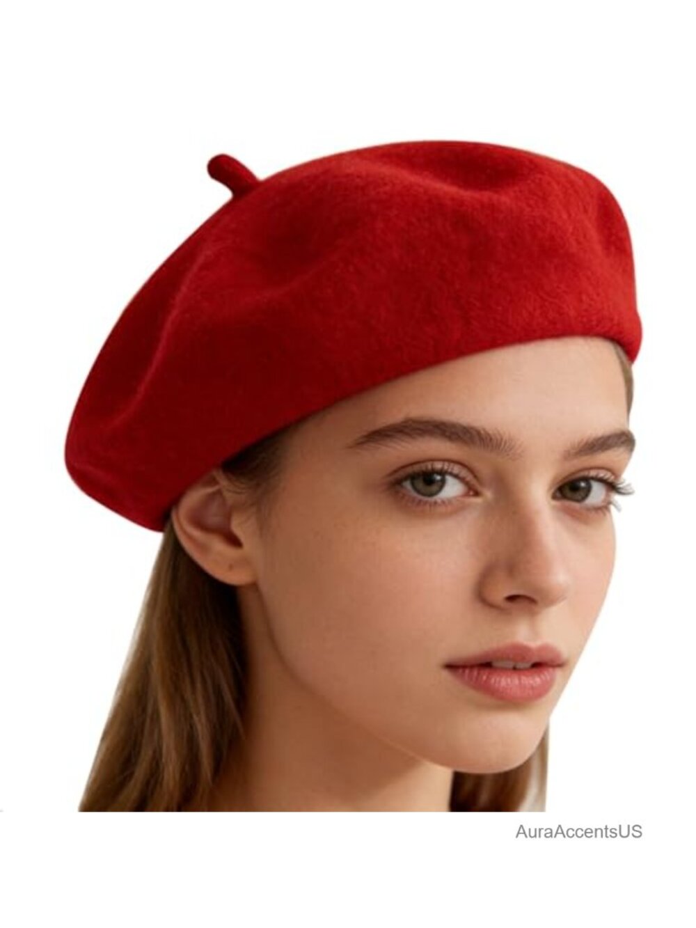 Vintage French Beret Classic Wool Blend Hat for Women & Men